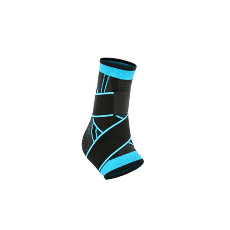 Поддержка лодыжки, бандаж ахиллова сухожилия, защита от растяжения для фитнеса, спорта, бега синий