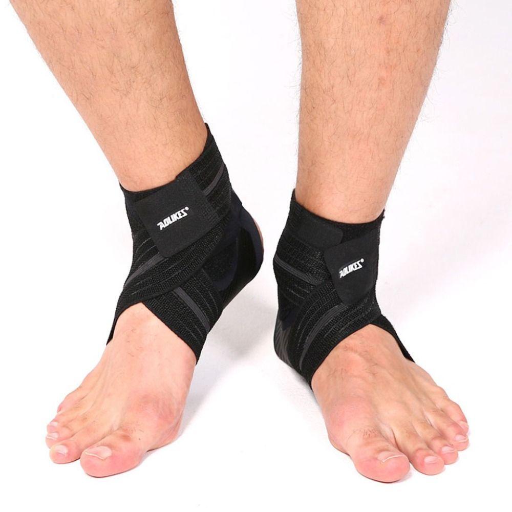 Нейлон Спандекс Полиэстер Поддержка лодыжки Регулируемый бандаж ахиллова сухожилия Новый бандаж лодыжки унисекс M-A left hand