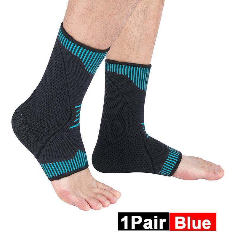 1 пара бандажей для поддержки лодыжки, регулируемая компрессионная поддержка лодыжки, для мужчин и женщин, поддержка ахиллова сухожилия и подошвенная M